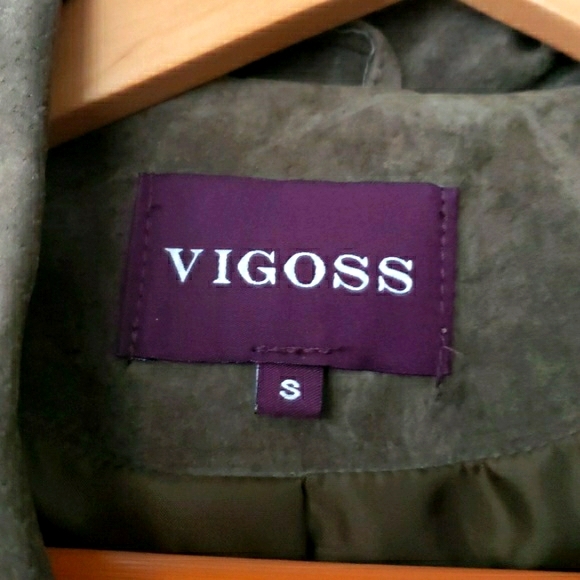 VIGOSS Leather Suede Jacket - Picture 2 of 8